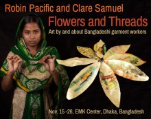 “Flowers and Threads” Exhibition in Dhaka